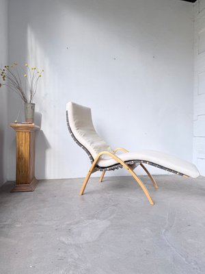 Vintage Bentwood Deck Chair by Kim Samson for Ikea, 1980s for sale