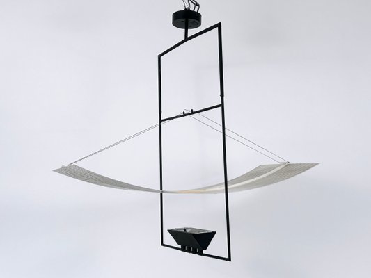 Zefiro ：Arteluce社（イタリア）　ペンダントライト Zefiro Chandelier by Mario Botta for Artemide, Italy, 1980s for