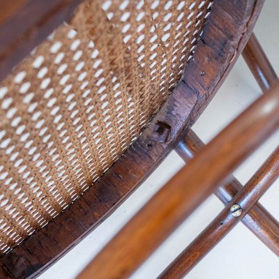 Antique Bentwood and Cane Dining Chairs by Josef Hoffmann, 1900s