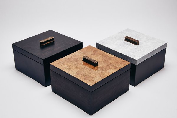 Decorative Box In Black And Brown By Reda Amalou For Sale At Pamono