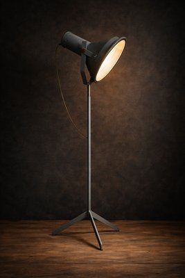 Trépied Professionnel Vintage En Aluminium Pour Studio - Hauteur 124 Cm