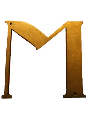 Lettera M antica, Spagna in vendita su Pamono