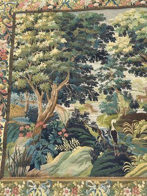 Vaux In November Tapisserie Occasion Tapisserie Murale Française D'Halluin  Vaux In November 130x95 Cm - Occasion Décor Mural Tapisserie Ancienne 130x95 Cm