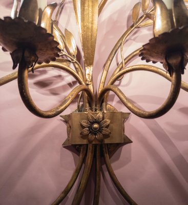 Lampe de bureau métal noir et doré 1950 on Gens de Confiance