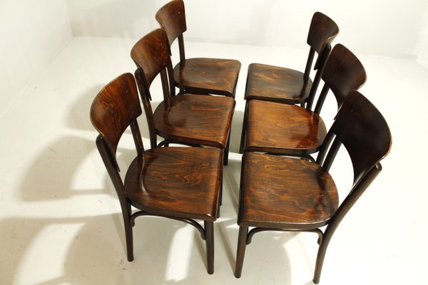 LOT DE 3 chaises Thonet Mundus 1930, art Déco,N°A 643 EUR 430,00