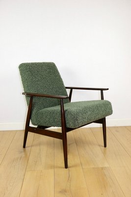 Fox Lis Chair in Green Olive Lamb, 1970s for sale at Pamono
