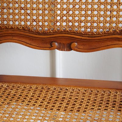 French Louis XV Style Viennese Wicker Dining Chair for sale at Pamono