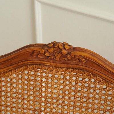French Louis XV Style Viennese Wicker Dining Chair for sale at Pamono