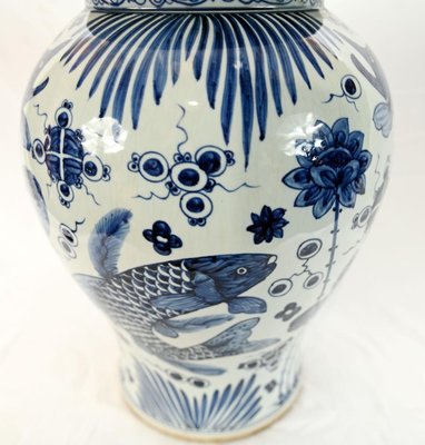 XINGYAN Chinoiserie – Mini Barattoli In Ceramica Blu E Bianca, Stile Ming/Qing, Con Coperchio, Per Tè, Spezie O Decorazione, Set Da 5 Pezzi