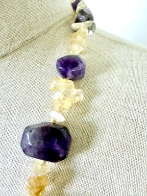 Inilbran Boho Ametista Cristallo Collana Girocollo Argento Ametista Collana Quadrata Girocollo Vintage Cristallo Gemma Ciondolo Collana Geometrica Quadrata Ametista Collana Catena Gioielli Per Donne