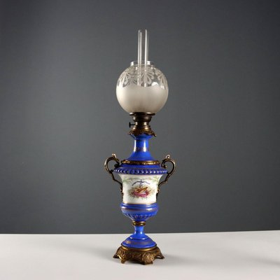 Antique Bronze Oil Lamp from Kosmos Brenner, Europe, 19th Century