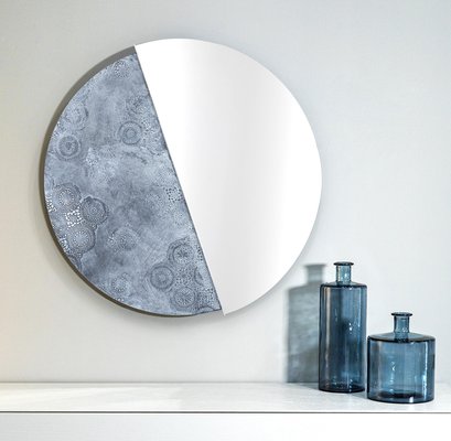 Tavolino con piano rotondo lucido Blu | Leroy Merlin