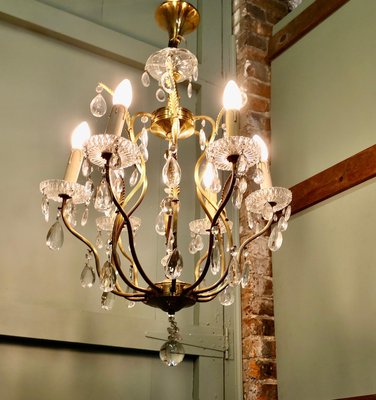Ancien Lustre Vintage En Bois Multicolore - Sans Marque - Électrique - Intérieur