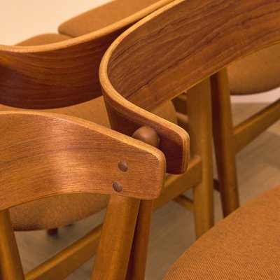 Chaises de Salle à Manger Modèle 206 par Thomas Harlev pour