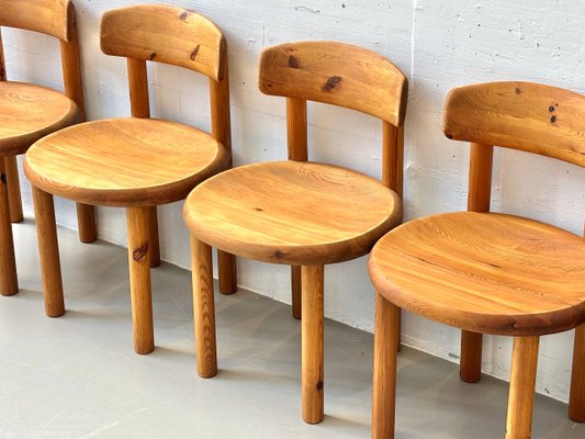 Lot De 4 Chaises Daumiller Pour Hirtshals Sawmill – Design Années 70, Pin