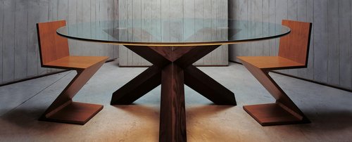 Mid-Century Modern Zig Zag Chair by Gerrit Rietveld for Cassina
