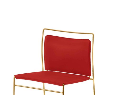 Mid-Century Chrome Frame Tulu Chair by Kazuhide Takahama for