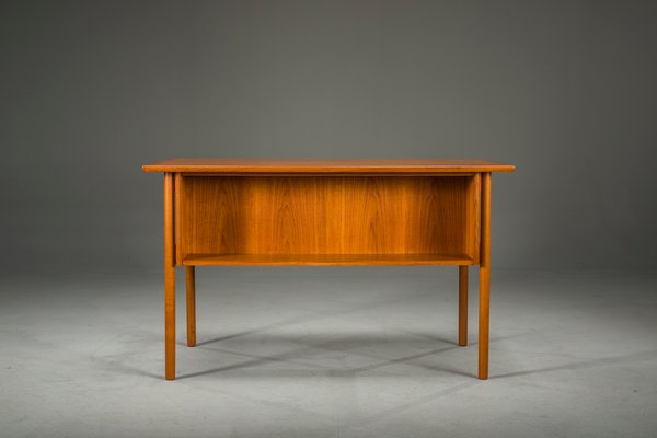 Mid-Century Danish Teak Desk from Gunnar Nielsen Tibergaard, 1960s