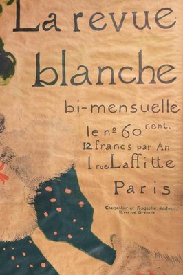 Henri de Toulouse Lautrec, La Revue Blanche, Lithograph, 1895 for 