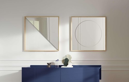 Eternal Sun Deadline Mirror by Ron Gilad for Cassina for sale at