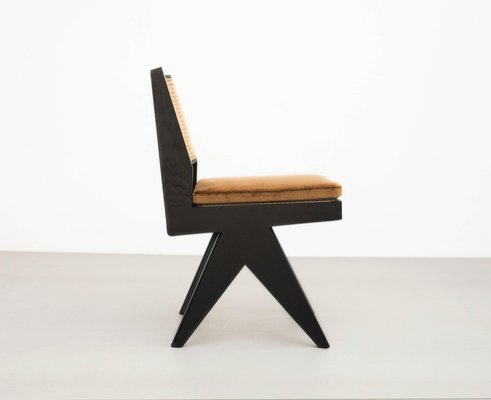 055 Capitol Complex Chair with Cushion by Pierre Jeanneret for