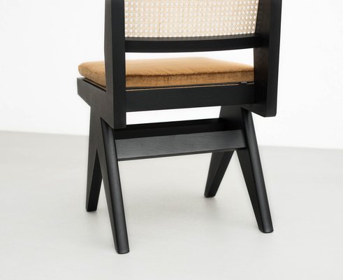 055 Capitol Complex Chair with Cushion by Pierre Jeanneret for