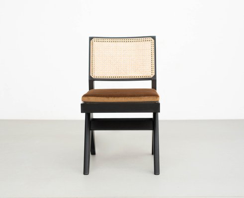 055 Capitol Complex Chair with Cushion by Pierre Jeanneret for