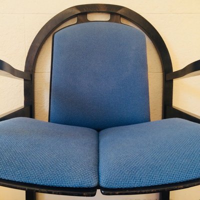 Vintage Blue Argos Armchair From Baumann For Sale At Pamono