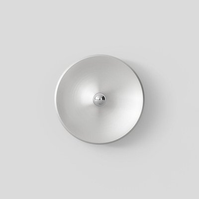 Model 262 Wall Lamp in Satinated Aluminum from Gino Sarfatti for