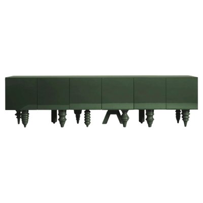 3M Multileg Sideboard Lacquered in Green by Jaime Hayon for BD Barcelona