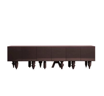 3M Multileg Sideboard Lacquered in Black by Jaime Hayon for BD Barcelona