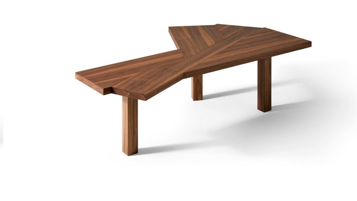 Limited Edition Ventaglio Wood Table by Charlotte Perriand for