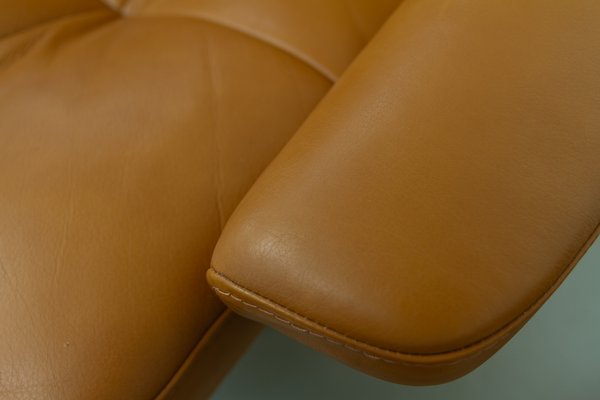 Set of Stressless Reclining Lounge Chair and Ottoman from Ekornes
