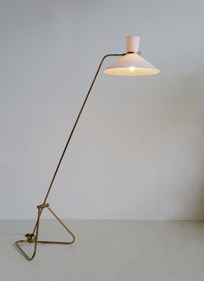 Model 56 Pendulum Floor Lamp by Robert Mathieu, France, 1952 for