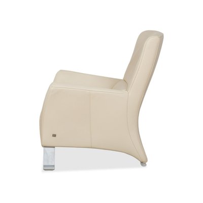 Leather 322 Armchair White Cream from Rolf Benz for sale at Pamono