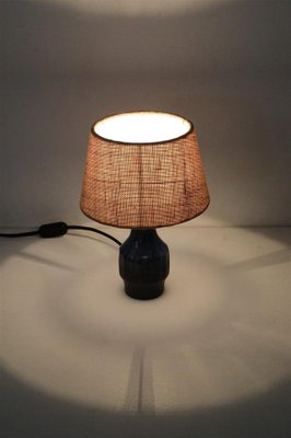 Mid-Century Modern Danish Ceramic Table Lamp by Ernst Nielsen