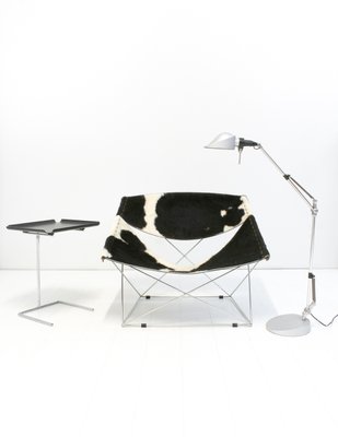 F675 Butterfly Chair in Cowhide by Pierre Paulin for Artifort for