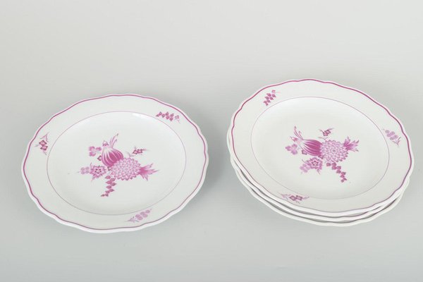 MEISSEN 装飾皿 2009年 Land des Lächelns Meissen ブルー花柄 プレート1850〜1860年 保証書付 C−2840 【公式通販】