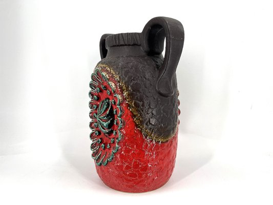 Vintage Ceramic Fat Lava Vase by Dümler & Breiden, 1960s for sale