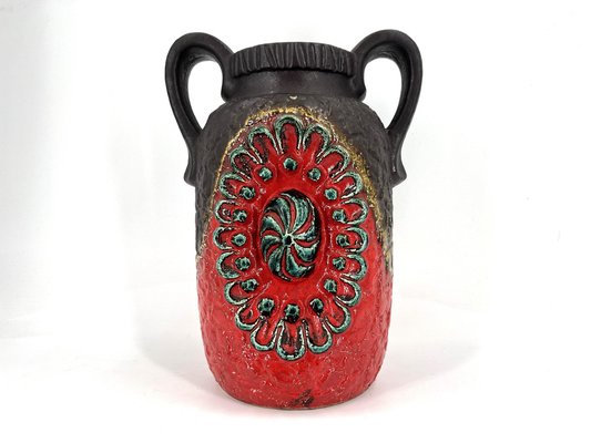 【Dumler&Breiden】35cm fat lava ファットラバ Vintage Ceramic Fat Lava Vase by Dümler & Breiden, 1960s for sale