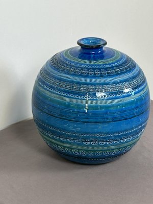 Rimini Flavia Montelupo Vase Decoration by Aldo Londi for Bitossi