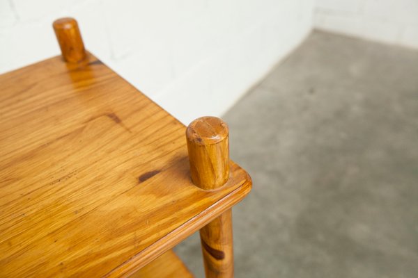 Mensola In Legno Pino Per 60 Musicassette – ECom Fabarius MC, Scomparti 115x17x50 Mm, Con Fori Per Appendere, Classico Per Collezionisti