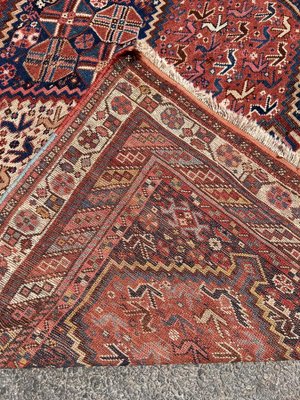 Antique Middle Eastern Handmade Khamseh Rug, 1880s for sale at Pamono