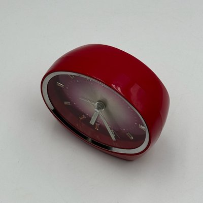Red Alarm Clock by Rhythm, Japan, 1960s for sale at Pamono