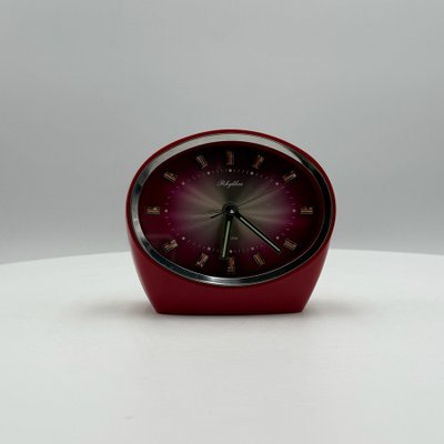 Red Alarm Clock by Rhythm, Japan, 1960s for sale at Pamono