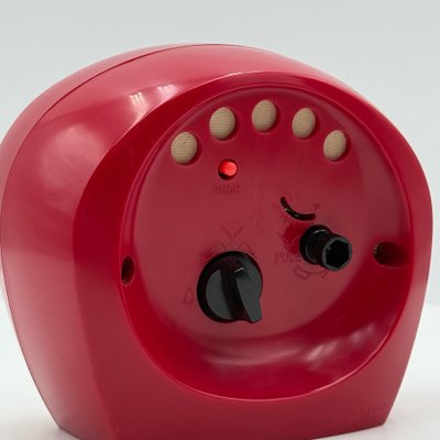Red Alarm Clock by Rhythm, Japan, 1960s for sale at Pamono
