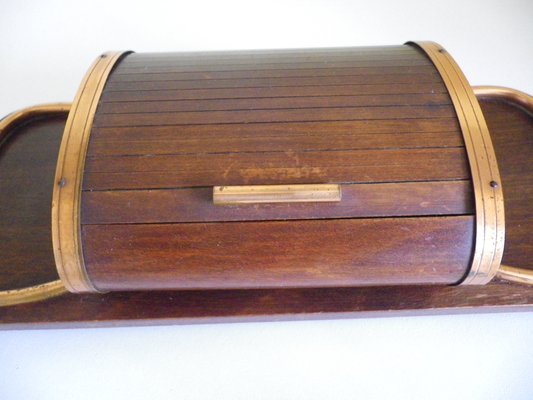 Art Deco Style Roll Top Cigarette Case, 1950s