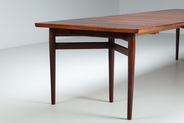 Large Model 201 Dining Table in Rosewood by Arne Vodder for Sibast