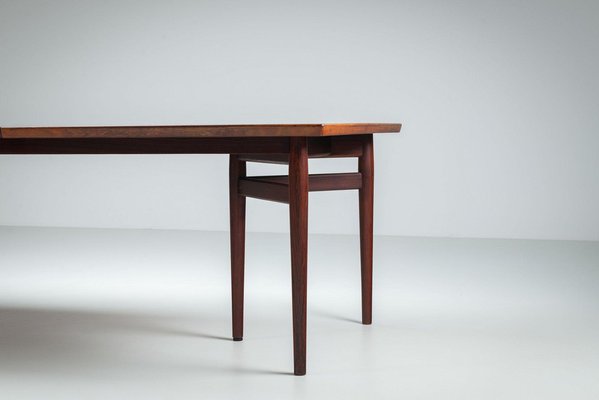 Large Model 201 Dining Table in Rosewood by Arne Vodder for Sibast
