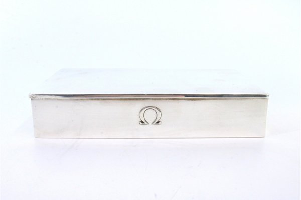 sterling silver tobacco box Plain Silver Tobacco Box for sale at Pamono